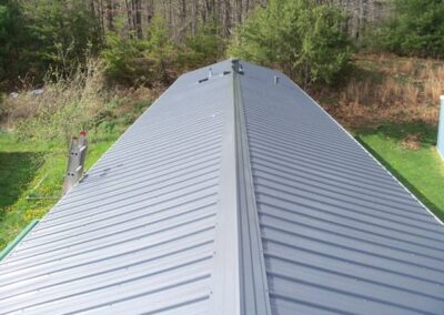 gray metal roof replacement